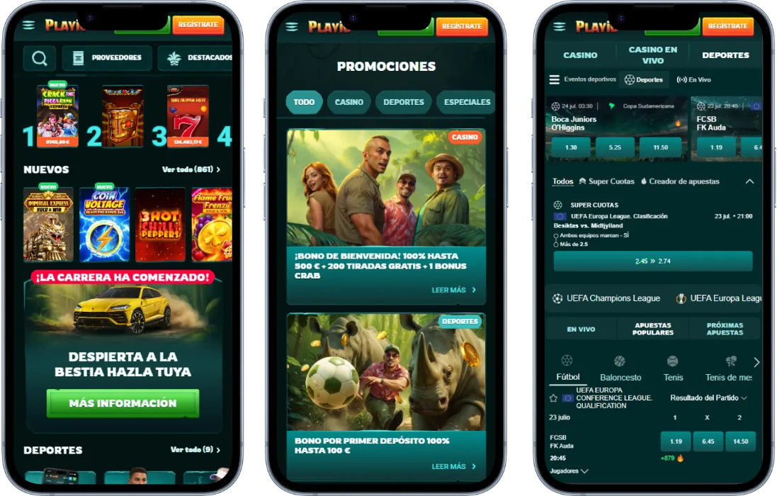 Playio Casino: Versión Móvil